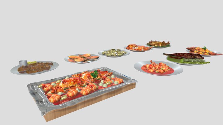 Sea Food 3D Model