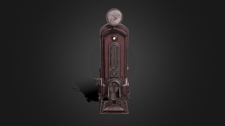 dishonored tank dispenser 3D Model