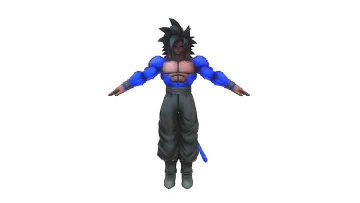 DBZ OC (Bastard) 3D Model