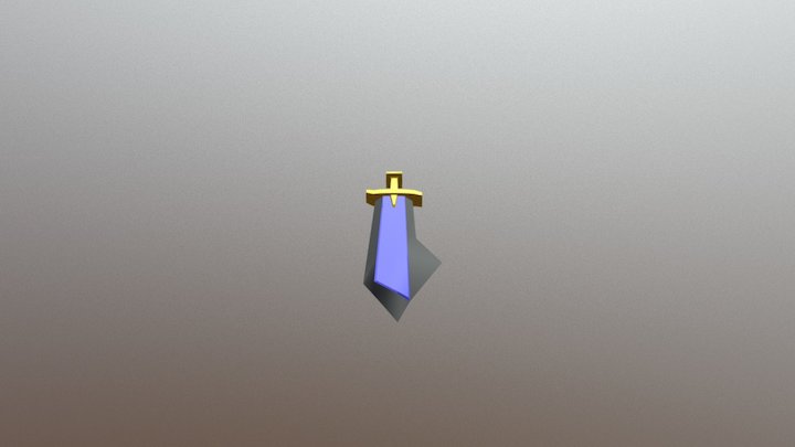 Escober Prop- Sword 3D Model