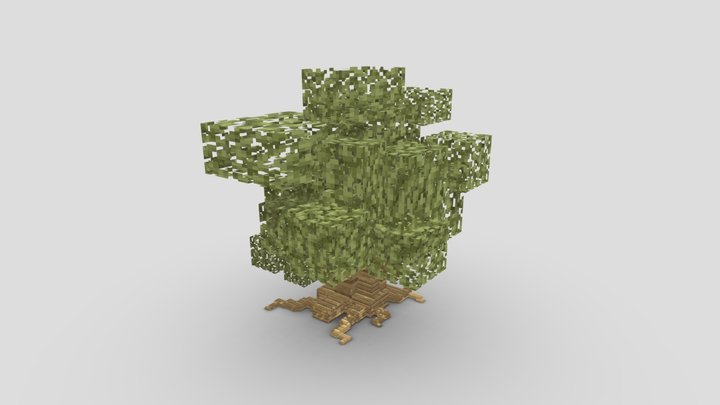 Oak Sapling 3D Minecraft 3D Model