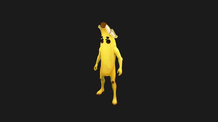 Banana Dancing Fortnite 3D Model