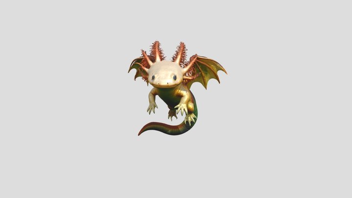 Dragotl” 3D Model