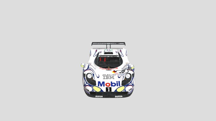 Porsche 911 gt1 3D Model