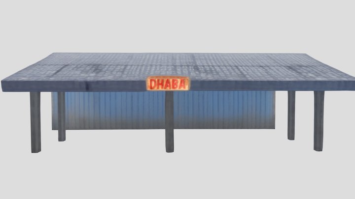INDIAN VILLAGE DHABA HOUSE 3D Model