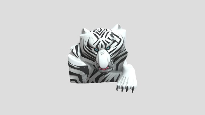 Tiger Stylized 3D Model