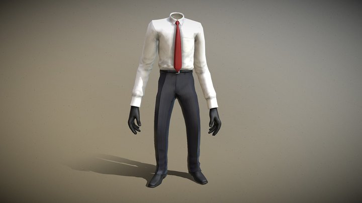 Large Speaker Man Body 3D Model