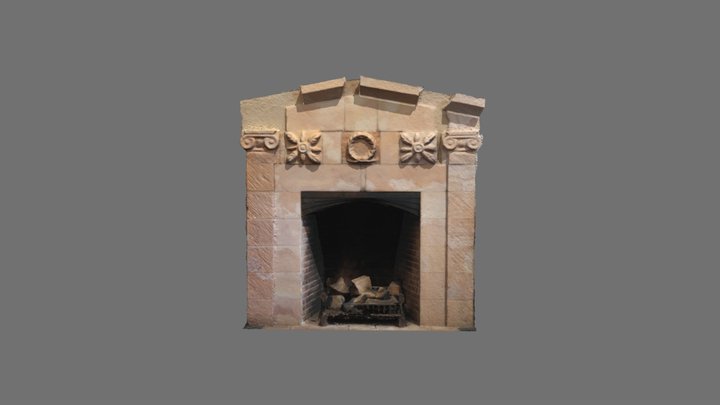 Fireplace, Umm Qais, Jordan 3D Model