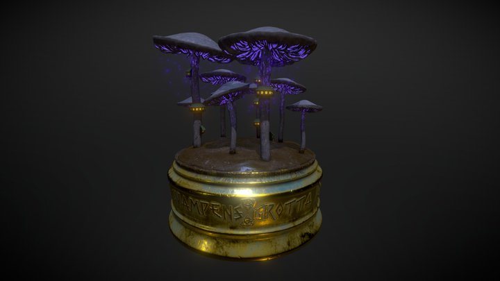 Svampens Grotta 3D Model
