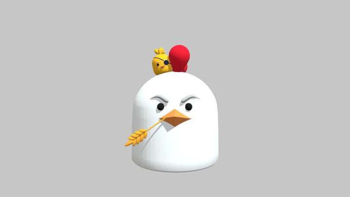 Chicken 3D Model