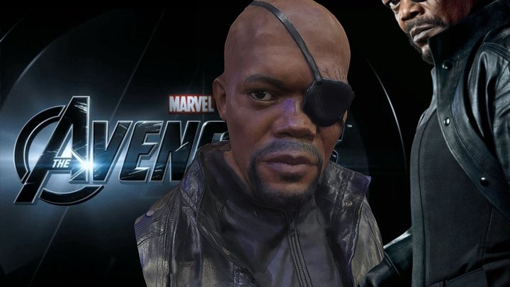 Nick Fury - 3D Scan Tribute by Madame Tussauds 3D Model