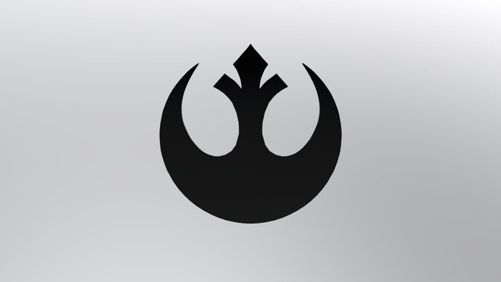 Rebel Alliance symbol 3D Model