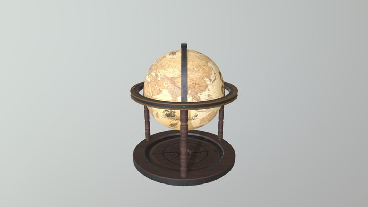#GlobeChallenge. Globe Sketchfab 3D Model