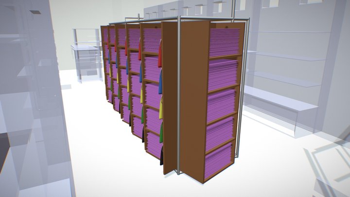 Spatial Concept Blockout 3D Model