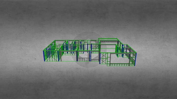 49 Atherton Upper Frames 3D Model