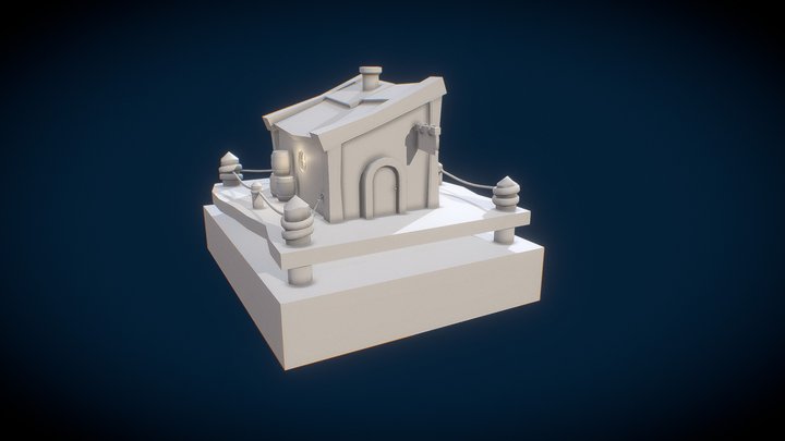 Sea House 3D Model