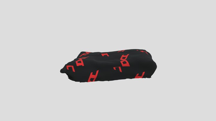 Diesel Desire folded clothing black 3D Model