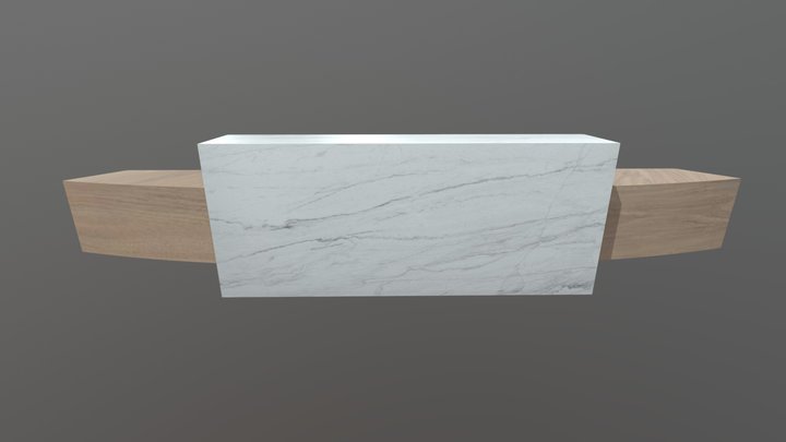 Reception Desk 01 3D Model
