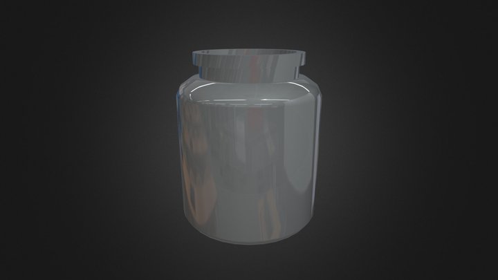 Glass jar 3D Model