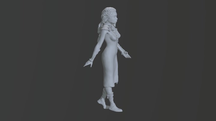 Daenerys Targaryen 3D Model