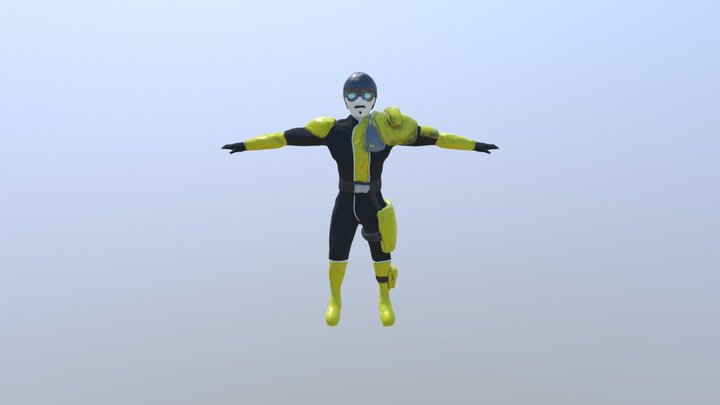 Borderlands Character Zbrush Concept 3D Model