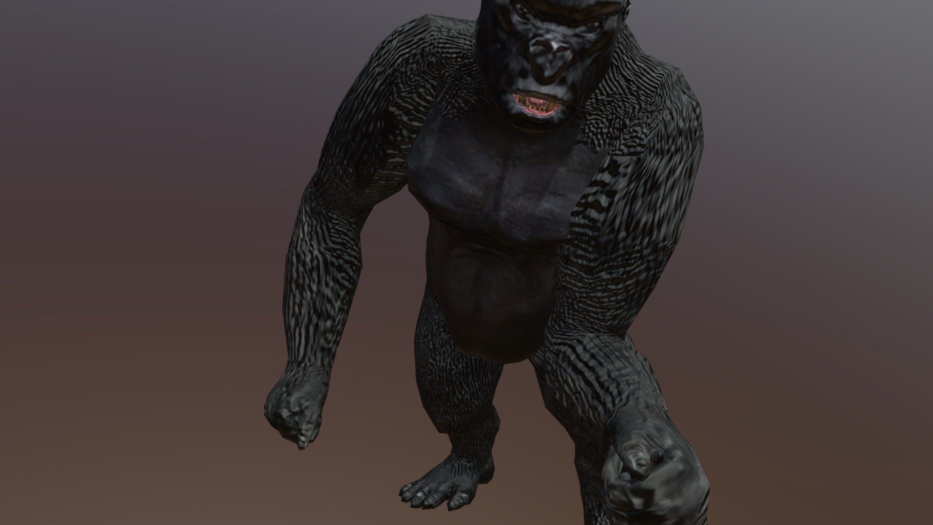 Gorilla for animal revolt battle simulator - Download Free 3D model by ...