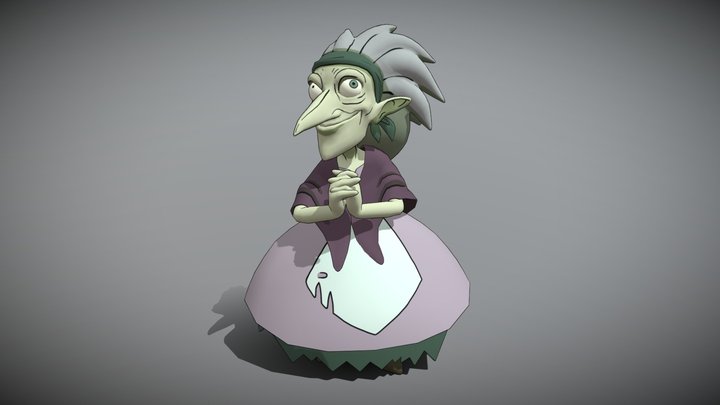 Madame Gravekeeper 3D Model