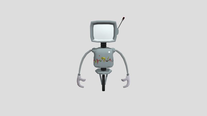 Robot Character Animation set 3D Model