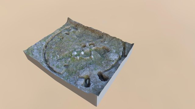 Cabaña de surco perimetral 3D Model