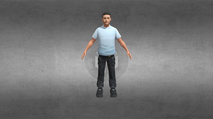 Zidane 3D Model