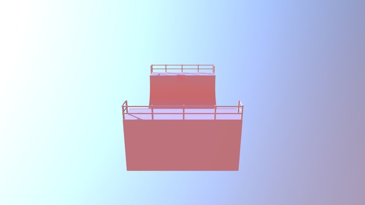 Skateboard Ramp Export 3D Model