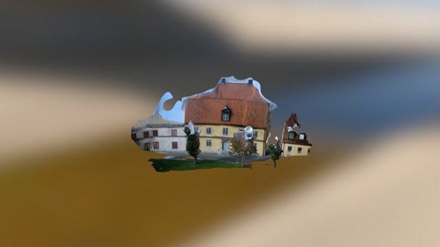 18th-century house from hanseatic old town Visby 3D Model