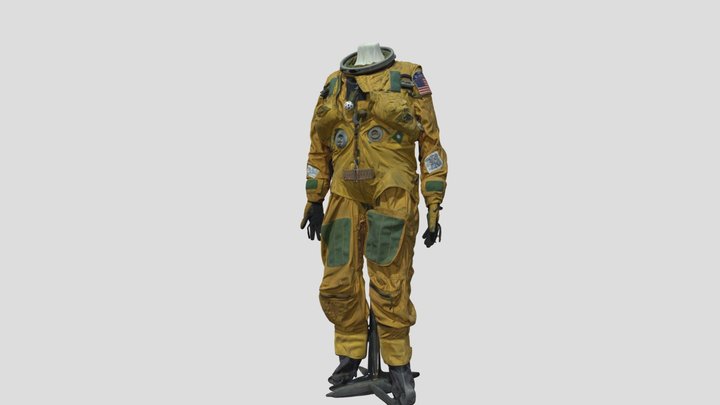 SR-71 Pressure Suit 3D Model