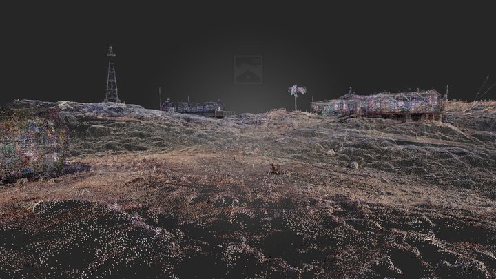 Base A, Port Lockroy (HSM.61) (Pointcloud) 3D Model