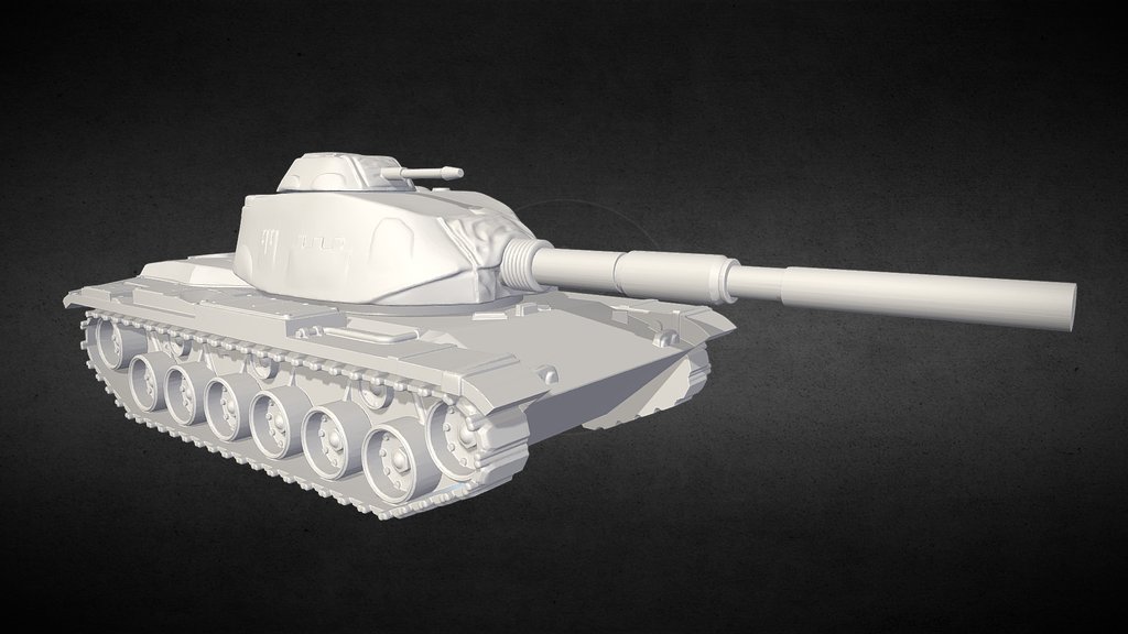 M60 Boley Super Tank 3D Printable