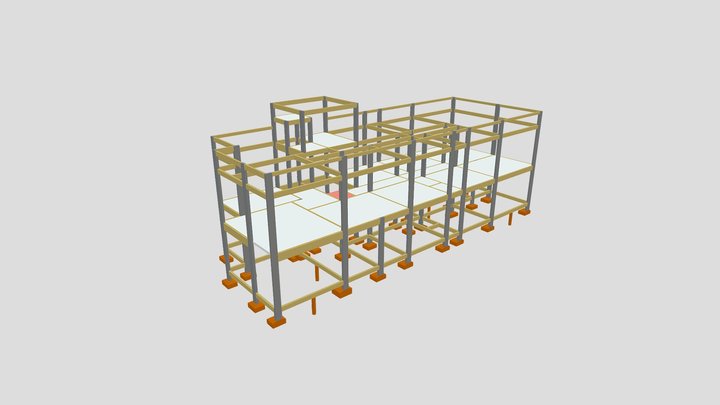 Projeto Estrutural 3D - Grazy 3D Model
