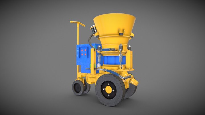 Gunning Machine 3D Model