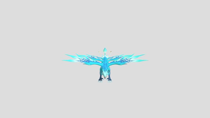 Genshin Impact - Stormterror Dvalin 3D Model