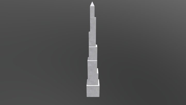 Obelisco governadores gerais 3D Model