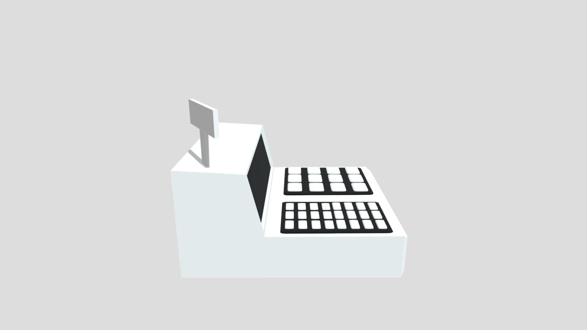 Cash Register Download Free 3D model by ShariqR_OTU [c1f6247] Sketchfab