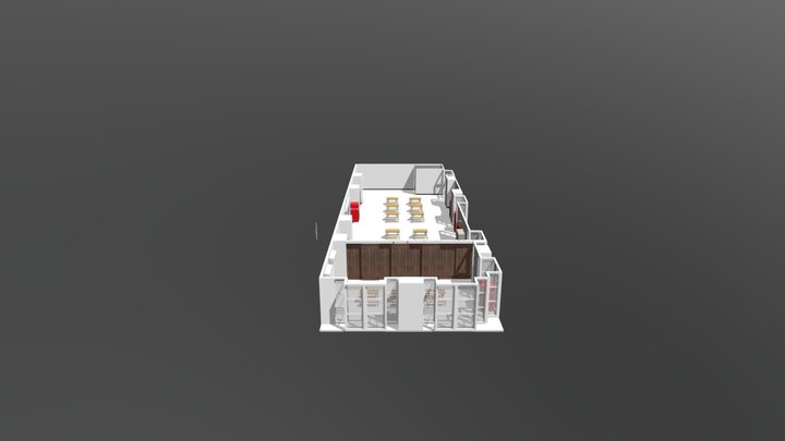 中正大學無人商店 3D Model