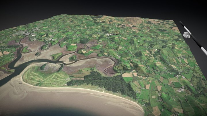 Drumlin-dominated landscape of south Donegal – Free 3D Model STL