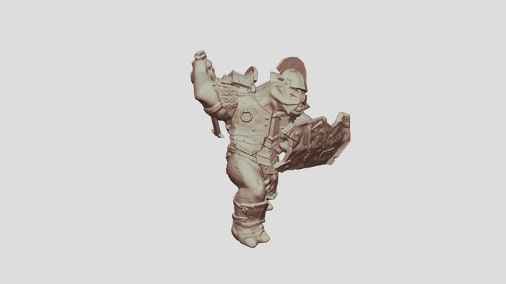 Middle-Earth Isengard Troll 3D Model