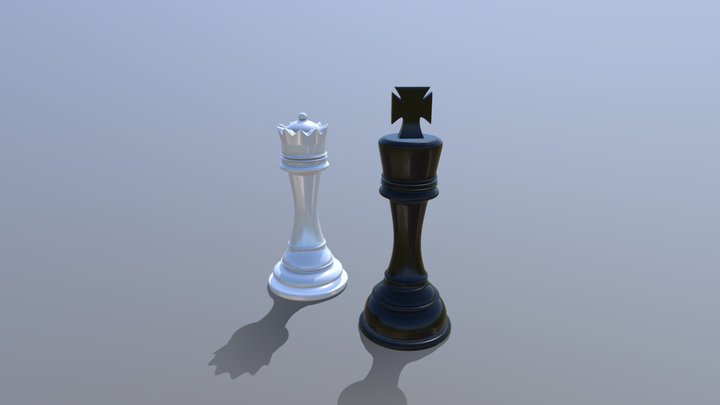 King And Queen 3D Model