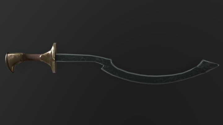 Ancient egyptian sword 3D Model