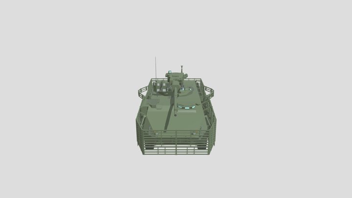 M1128 MGS (low-poly) 3D Model