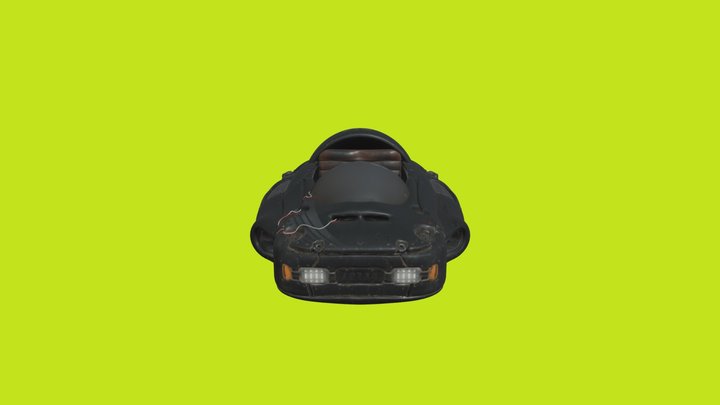 dragon_ball_hover_car 3D Model