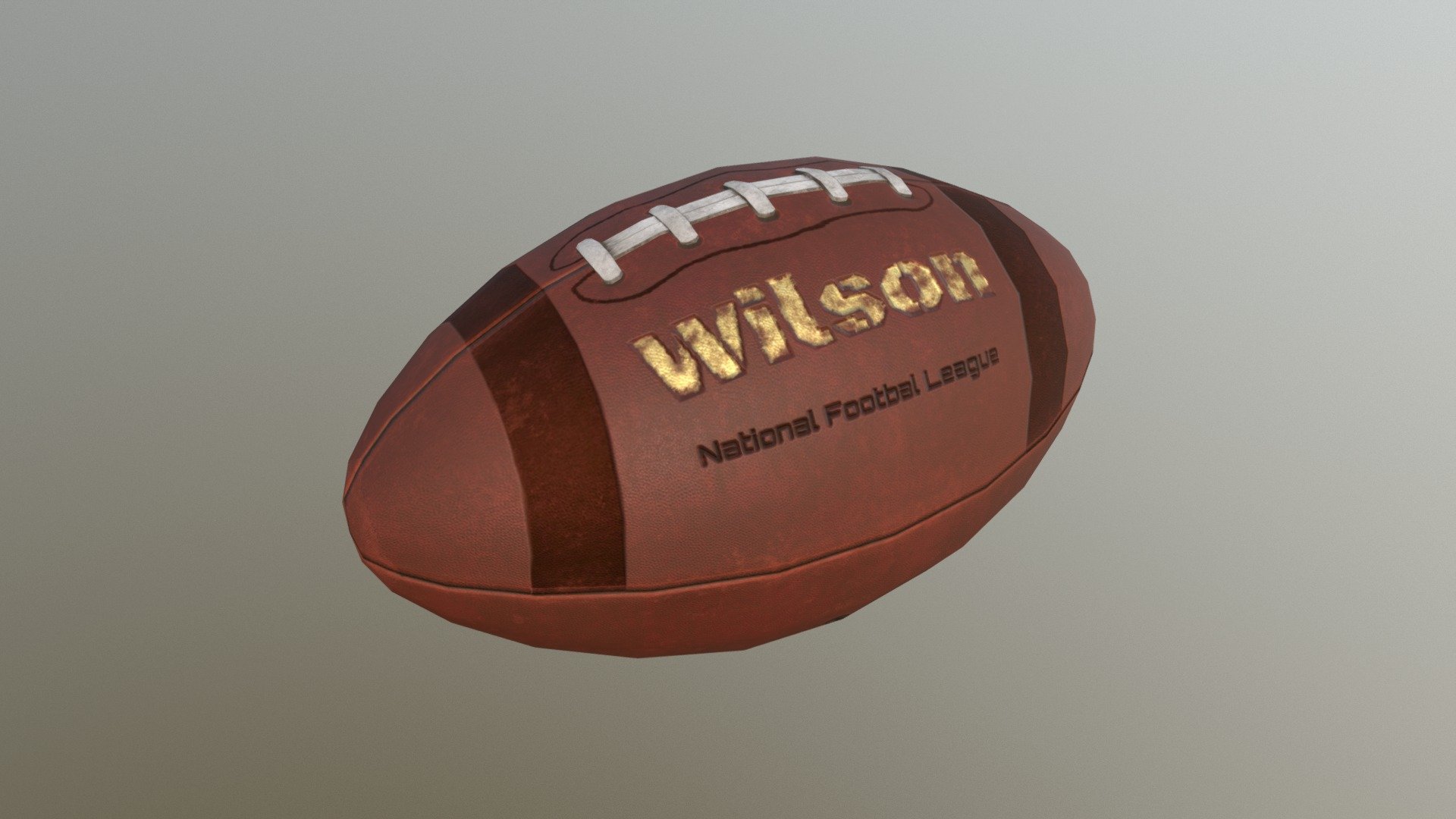 Rugby Ball | Low Poly