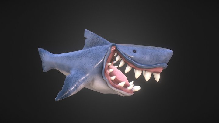 [OLD]Cartoon Shark 3D Model