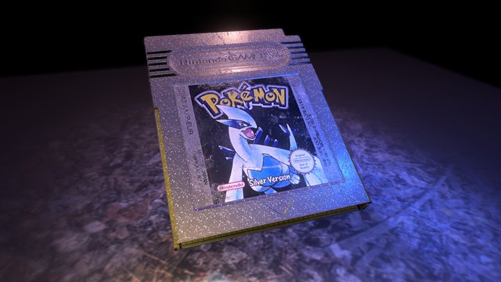 Pokemon NintendoGAMEBOY cartridge 3D Model